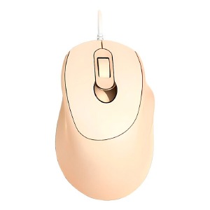 Компьютерная мышка проводная USB T-Wolf V2 3 кнопки/800-1600DPI розовая 1,4м - фото