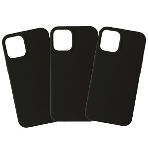 Накладка FULL для iPhone 11 "Soft touch" Original Black (18) лого - фото