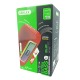 Колонка Gerlax GS-20 20W/LED/BT5.3/USB/AUX/microSD/FM/4800mAh/TWS 11x11x19см красная - фото 2