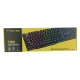 Клавиатура USB с подсветкой T-Wolf T20 (Ua/Eng/Ru) RGB/104 клавиши/полноразмерная/защита от влаги черная - фото 2