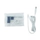 Клавиатура USB с подсветкой T-Wolf T60 (UA/ENG/RU) LED/механическая/blue switch/61 клавиша/защита от влаги/сменные клавиши бело-синяя - фото 2