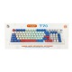 Клавиатура USB с подсветкой T-Wolf T70 (Ua) RGB/механическая/BT/беспроводная/97 клавиш/защита от влаги белая - фото 2