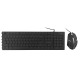 Игровой набор USB (клавиатура+мышь) T-Wolf TF270 (Ua/Ru)/RGB/104кл/3 кн черный - фото 1