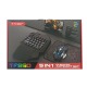 Игровой набор USB (клавиатура для одной руки+мышь+подставка+коврик для мышки 3000x250мм) T-Wolf TF950 4in1 RGB/4 кн/1200-3600DPI черный - фото 2