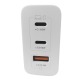 СЗУ Type-C to Type-C Mietubl MTB-CS07E 3A/1USB/22.5W/2PD65W/PD20W/QC3.0 белый 1м - фото 2