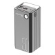 Power bank/Павербанк 50000mA Konfulon A22Q 3USB/22.5W/PD20W/фонарик (input micro/Type-C) черный - фото 1