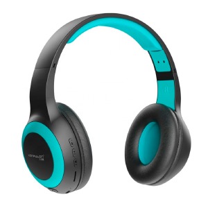 Hands Free большие Bluetooth Konfulon HS-B03 BT5.0/AUX/mic/microusb input/300mAh черные - фото