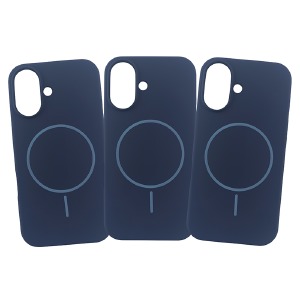 Накладка MagSafe COLOR для iPhone 15 Pro Dark blue - фото
