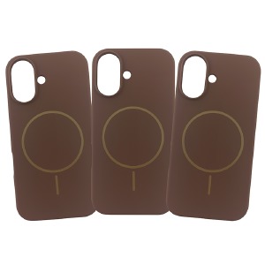 Накладка MagSafe COLOR для iPhone 14 Dark brown - фото