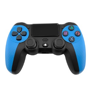 Джойстик PS4 DOUBLEMOTOR CM-048 Bluetooth синий - фото