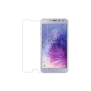 Стекло защитное универсальное 143*69mm/5.5' c вырезом сверху и под кнопку тип Samsung J400 прозр. в т.у - фото