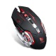 Уценка Компьютерная мышка беспроводная T-Wolf Q13B 6 кнопок/USB 2.4GHz/BT/1000-2400DPI/RGB черная (поврежденная коробка) - фото 2
