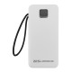 Power bank/Павербанк 20000mA Gerlax GP-224P 1USB/3A/PD/22.5W/LED дисплей/кабель 2в1(Type-C/Lightning) білий - фото 1