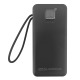Power bank/Павербанк 20000mA Gerlax GP-224P 1USB/3A/PD/22.5W/LED дисплей/кабель 2в1(Type-C/Lightning) чорний - фото 1