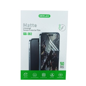 Гідрогелева плівка Gerlax GG-302 Matte TPU матова упаковка 50шт - фото