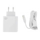 МЗП Type-C Gerlax A22T 3A/QC3.0/67W білий - фото 1