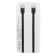 Power bank/Павербанк 40000mA Gerlax GP-424P 4USB/3A/PD20W/22.5W/QC3.0/фонарик/LED дисплей/кабель 2в1 (Type-C/Lightning) білий - фото 2