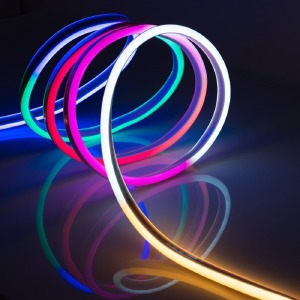 LED стрічка Neon RGB мульти 5м/від мережі (роз'єм DC12V) - фото