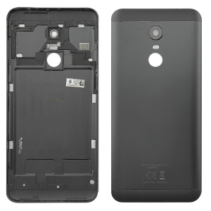 Задня кришка Xiaomi Redmi 5+ чорна - фото