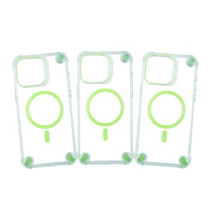 Накладка Spigen Neon MagSafe для iPhone 15 Green - фото