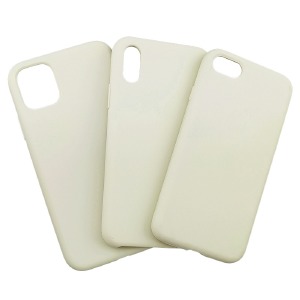 Накладка FULL для iPhone 12 mini "Soft touch" Original Antique white (9) лого - фото