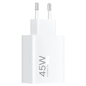 Блочoк USB Xiaomi Mi Turbo Charging 1USB/45W (BHR07SLEU) (original) білий - фото