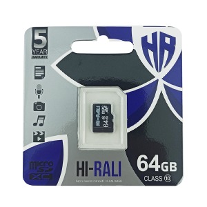 Карта пам'яті Micro SD 64GB (10) (-adapter) Hi-Rali - фото