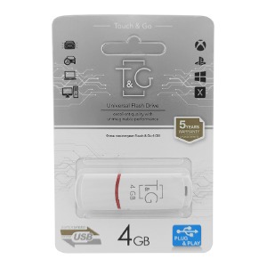 USB 4GB 2.0 T&G 011 classic біла - фото