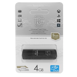 USB 4GB 2.0 T&G 121 Vega series сіра - фото