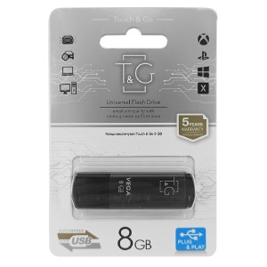 USB 8GB 2.0 T&G 121 Vega series сіра - фото