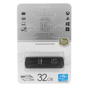 USB 32GB 2.0 T&G 121 Vega Series чорна - фото