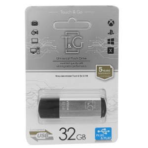 USB 32GB 2.0 T&G 121 Vega Series срібна - фото