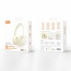 Hands Free великі Bluetooth MTB-BLHM02 BT5.3/TFcard/AUX/mic/500mAh бежеві - фото 1