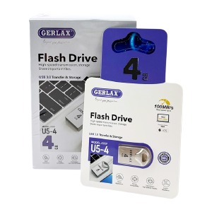 `SET USB 4GB 3.0 Gerlax U5-4 metal Series сталева (коротка) (19ШТ!!!+1ШТ ПОДАРУНОК) - фото