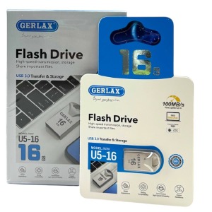 `SET USB 16GB 3.0 Gerlax U5-16 metal Series сталева (коротка) (19ШТ!!!+1ШТ ПОДАРУНОК) - фото