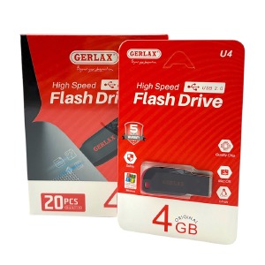 `SET USB 4GB 2.0 Gerlax U4-4 чорно-червона (19ШТ!!!+1ШТ ПОДАРУНОК) - фото