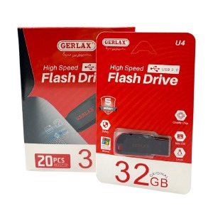 `SET USB 32GB 2.0 Gerlax U4-32 чорно-червона (19ШТ!!!+1ШТ ПОДАРУНОК) - фото