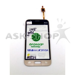 Сенсор (Touchscreen) Samsung J105/J1 mini золотой - фото
