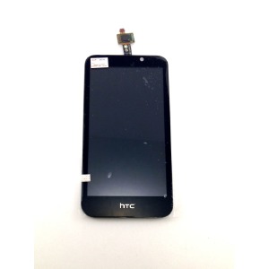 Дисплей для телефона HTC Desire 320 черный, с тачскрином, модуль - фото
