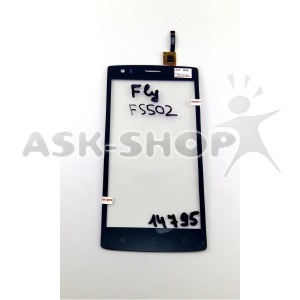Сенсор (Touchscreen) Fly FS502 черный - фото
