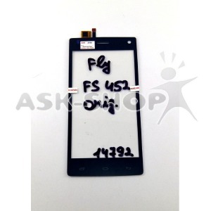 Сенсор (Touchscreen) Fly FS452 черный, оригинал - фото