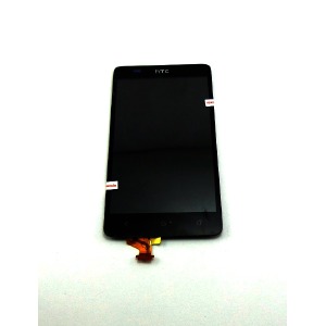 Дисплей для телефона HTC Desire 400/One SU черный, с тачскрином, модуль - фото