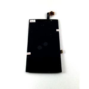 Дисплей для телефона Acer Z500 черный, с тачскрином, модуль - фото