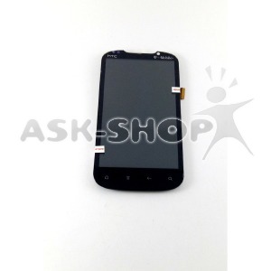 Дисплей для телефона HTC Amaze 4G/G22/X715e черный, с тачскрином, модуль - фото