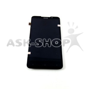 Дисплей для телефона HTC Desire 316 черный с тачскрином, модуль - фото