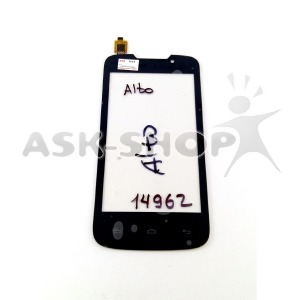 Сенсорный экран для телефона Explay Alto черный - фото