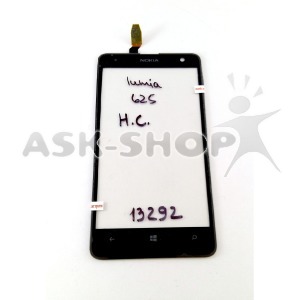 Сенсор (Touchscreen) Nokia 625 черный high copy - фото