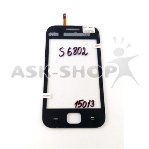 Сенсор (Touchscreen) Samsung S6802 черный - фото