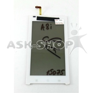 Сенсор (Touchscreen) Sony Ericsson A8i белый - фото