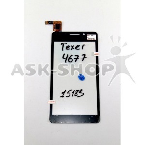 Сенсор (Touchscreen) Texet TM-4677 черный - фото